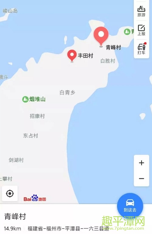 平潭北部灣廊道地圖
