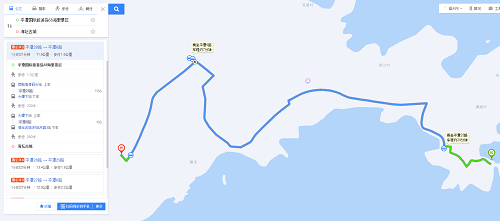 68海里景區(qū)到海壇古城公交
